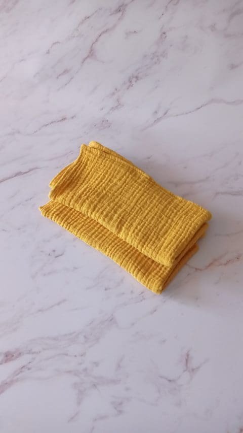 Serviette de table - moutarde