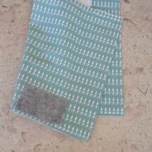 Protège carnet de santé bleu