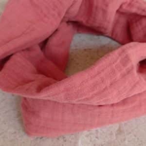 Tour de cou doublé enfant - marsala