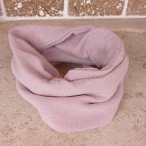 Tour de cou doublé enfant - parme