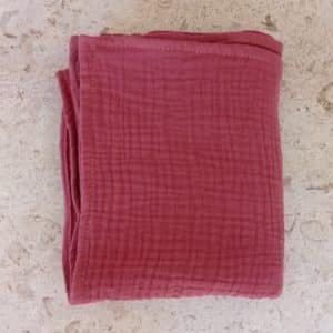 Couverture terracotta légère non doublée