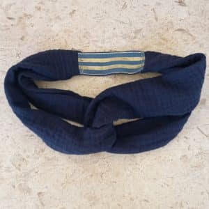 Bandeau bleu marine - M