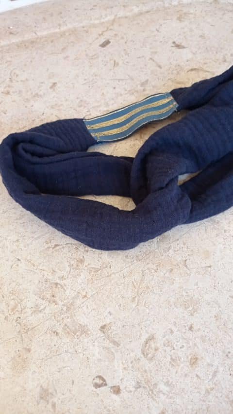 Bandeau bleu marine - M – Image 2