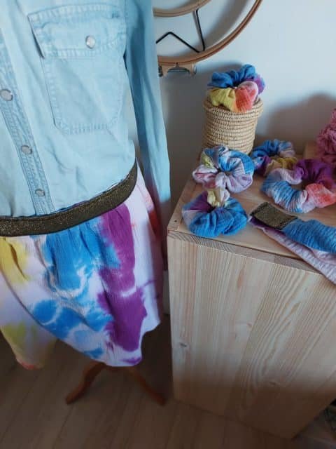 JUPE Courte Tie and Dye (taille M)