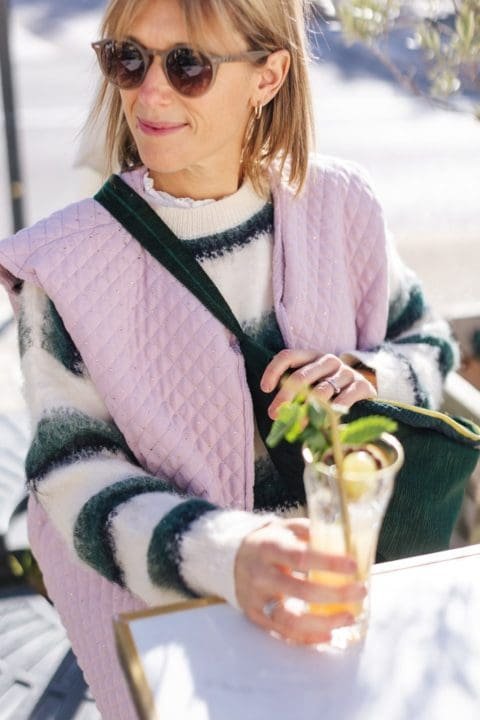 Gilet sans manche - Réversible (taille unique S/M)